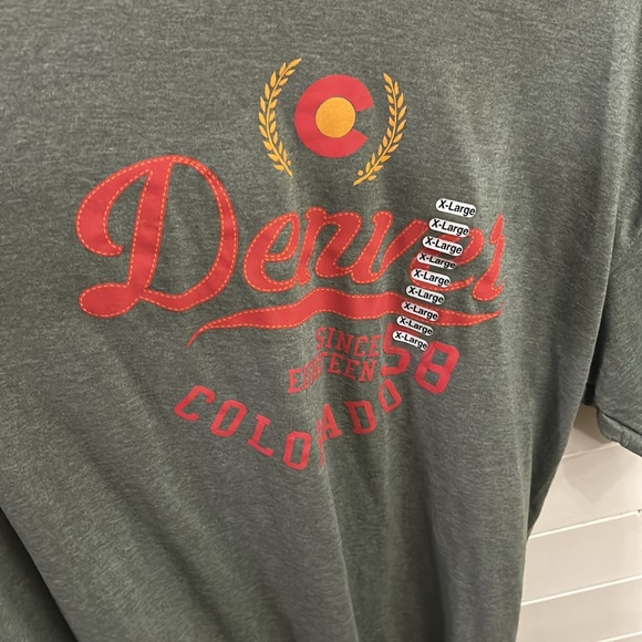 NWT Gildan XL Denver tee shirt - Picture 2 of 3